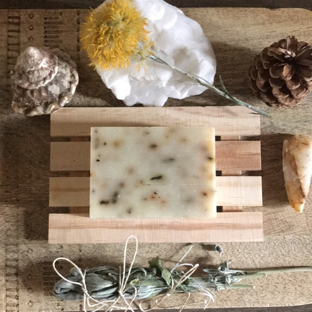 Organic PEPPERMINT CANDY cold press bar soap - Picture 2 of 9